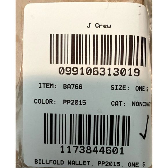 J.CREW Men's Leather Billfold Wallet - Picture 3 of 3